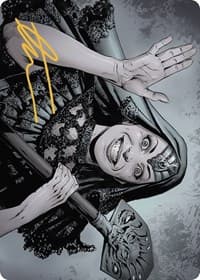 Gisa, the Hellraiser Art Card (Gold-Stamped Signature) - Art Series: Outlaws of Thunder Junction - Magic: The Gathering card