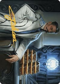 Baron Bertram Graywater Art Card (Gold-Stamped Signature) - Art Series: Outlaws of Thunder Junction - Magic: The Gathering card