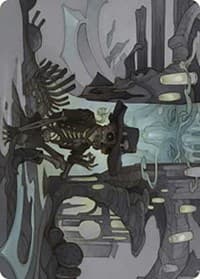 Tinybones Joins Up Art Card - Art Series: Outlaws of Thunder Junction - Magic: The Gathering card