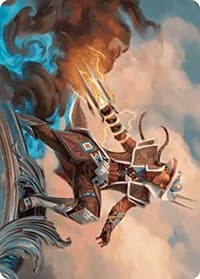 Annie Flash, the Veteran Art Card - Art Series: Outlaws of Thunder Junction - Magic: The Gathering card