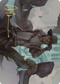 Kellan Joins Up Art Card (Gold-Stamped Signature) - Art Series: Outlaws of Thunder Junction - Magic: The Gathering card