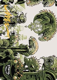 Pest Infestation Art Card (Gold-Stamped Signature) - Art Series: Outlaws of Thunder Junction - Magic: The Gathering card