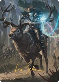 Oko, the Ringleader Art Card (54/54) (Gold-Stamped Signature) - Art Series: Outlaws of Thunder Junction - Magic: The Gathering card