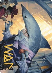 Loan Shark Art Card (Gold-Stamped Signature) - Art Series: Outlaws of Thunder Junction - Magic: The Gathering card