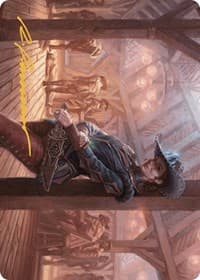 Marchesa, Dealer of Death Art Card (Gold-Stamped Signature) - Art Series: Outlaws of Thunder Junction - Magic: The Gathering card