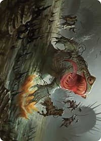 The Gitrog, Ravenous Ride Art Card - Art Series: Outlaws of Thunder Junction - Magic: The Gathering card