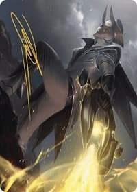 Ruthless Lawbringer Art Card (Gold-Stamped Signature) - Art Series: Outlaws of Thunder Junction - Magic: The Gathering card