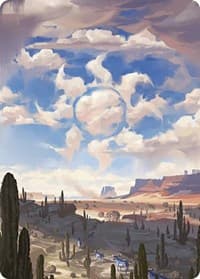 Plains Art Card - Art Series: Outlaws of Thunder Junction - Magic: The Gathering card