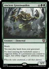 Ancient Greenwarden - Commander: Outlaws of Thunder Junction - Magic: The Gathering card