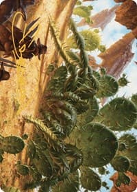 Cactarantula Art Card (Gold-Stamped Signature) - Art Series: Outlaws of Thunder Junction - Magic: The Gathering card