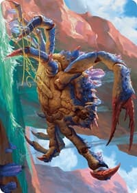 Canyon Crab Art Card (Gold-Stamped Signature) - Art Series: Outlaws of Thunder Junction - Magic: The Gathering card