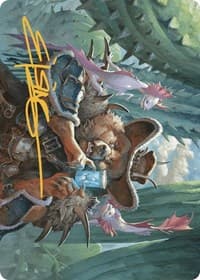 Doc Aurlock, Grizzled Genius Art Card (Gold-Stamped Signature) - Art Series: Outlaws of Thunder Junction - Magic: The Gathering card