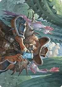 Doc Aurlock, Grizzled Genius Art Card - Art Series: Outlaws of Thunder Junction - Magic: The Gathering card