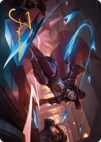 Slick Sequence Art Card (Gold-Stamped Signature) - Art Series: Outlaws of Thunder Junction - Magic: The Gathering card