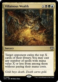 Villainous Wealth - Commander: Outlaws of Thunder Junction - Magic: The Gathering card