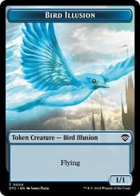 Bird Illusion // Elemental (0014) Double-Sided Token - Commander: Outlaws of Thunder Junction - Magic: The Gathering card