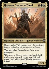 Hazezon, Shaper of Sand - Commander: Outlaws of Thunder Junction - Magic: The Gathering card