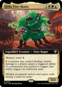Felix Five-Boots (Extended Art) - Commander: Outlaws of Thunder Junction - Magic: The Gathering card