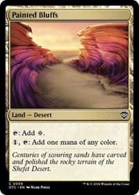 Painted Bluffs - Commander: Outlaws of Thunder Junction - Magic: The Gathering card