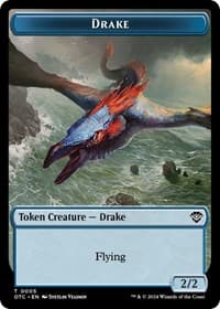 Drake // Soldier (0026) Double-Sided Token - Commander: Outlaws of Thunder Junction - Magic: The Gathering card