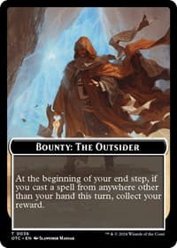Bounty: The Outsider // Bounty Rules Double-Sided Token - Commander: Outlaws of Thunder Junction - Magic: The Gathering card