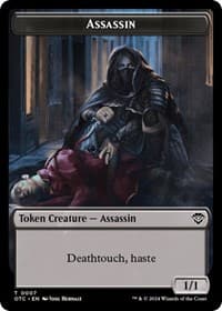 Assassin // Food Double-Sided Token - Commander: Outlaws of Thunder Junction - Magic: The Gathering card