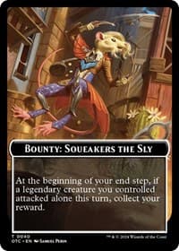 Bounty: Squeakers the Sly // Bounty Rules Double-Sided Token - Commander: Outlaws of Thunder Junction - Magic: The Gathering card