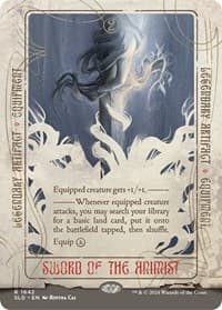Sword of the Animist - Secret Lair Drop Series - Magic: The Gathering card