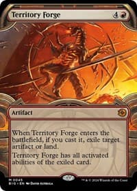 Territory Forge (Showcase) - Outlaws of Thunder Junction: The Big Score - Magic: The Gathering card