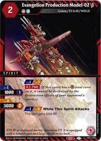 Evangelion Production Model-02'b - Collaboration Booster 01: Halo of Awakening - Battle Spirits Saga card
