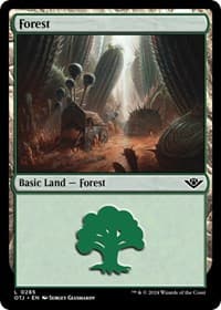 Forest (0285) - Outlaws of Thunder Junction - Magic: The Gathering card