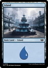 Island (0279) - Outlaws of Thunder Junction - Magic: The Gathering card