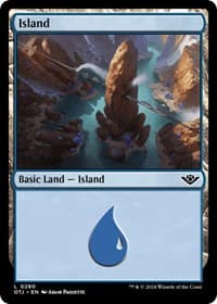 Island (0280) - Outlaws of Thunder Junction - Magic: The Gathering card