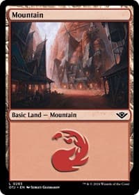 Mountain (0283) - Outlaws of Thunder Junction - Magic: The Gathering card