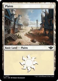 Plains (0277) - Outlaws of Thunder Junction - Magic: The Gathering card