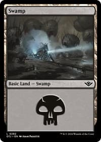 Swamp (0282) - Outlaws of Thunder Junction - Magic: The Gathering card