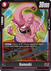 Rumsshi - Blazing Aura - Dragon Ball Super: Fusion World card