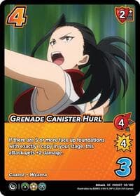 Grenade Canister Hurl - UniVersus: My Hero Academia: Girl Power - UniVersus card