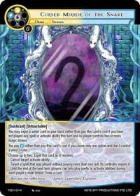 Cursed Mirror of the Snake - Starter Deck: Lehen - Force of Will card