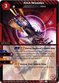 AAA Wunder - Collaboration Booster 01: Halo of Awakening - Battle Spirits Saga card
