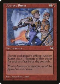 Ancient Runes - Tempest - Magic: The Gathering card