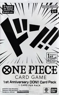 1st Anniversary DON!! Card Pack - One Piece Promotion Cards - One Piece Card Game card