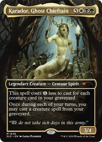 Karador, Ghost Chieftain - Secret Lair Drop Series - Magic: The Gathering card