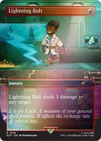 Lightning Bolt (1638) (Rainbow Foil) - Secret Lair Drop Series - Magic: The Gathering card