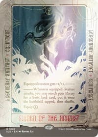 Sword of the Animist (Rainbow Foil) - Secret Lair Drop Series - Magic: The Gathering card