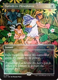 Swords to Plowshares (1627) (Rainbow Foil) - Secret Lair Drop Series - Magic: The Gathering card