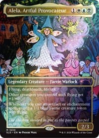 Alela, Artful Provocateur (1630) (Rainbow Foil) - Secret Lair Drop Series - Magic: The Gathering card