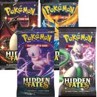 Hidden Fates Booster Pack Art Bundle [Set of 4] - Hidden Fates - Pokemon card