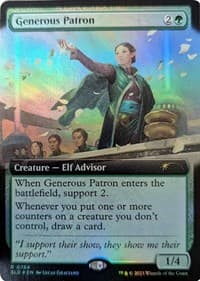 Generous Patron (Extended Art) - Secret Lair Drop Series - Magic: The Gathering card