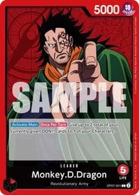 Monkey.D.Dragon (001) - 500 Years in the Future - One Piece Card Game card